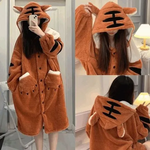 [하프클럽] ONM 극세사 롱 (주식회사비케이)타이거 가디건