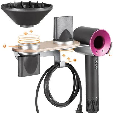 다이슨 호환 드라이기 거치대 받침대 HAIRHAB-03 (벽걸이형)