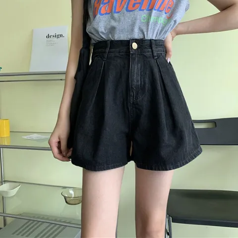 [브리치] 코키코키 /  당일출고  에이라인 와이드 데님반바지