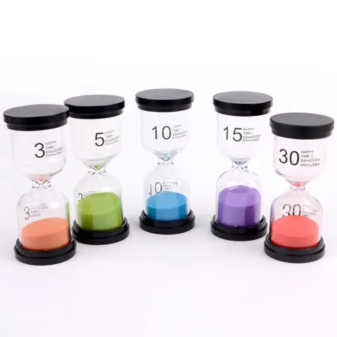 유리 탁상 심플 모래시계 30분  랜덤  목욕탕 찜질방