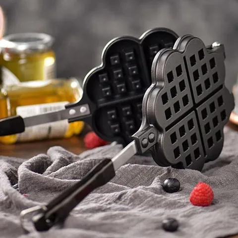 에이치플러스몰 와플팬 와플 데일리 기계 메이커 와플기 간식 붕어빵 주물 베이킹도구 조리도구