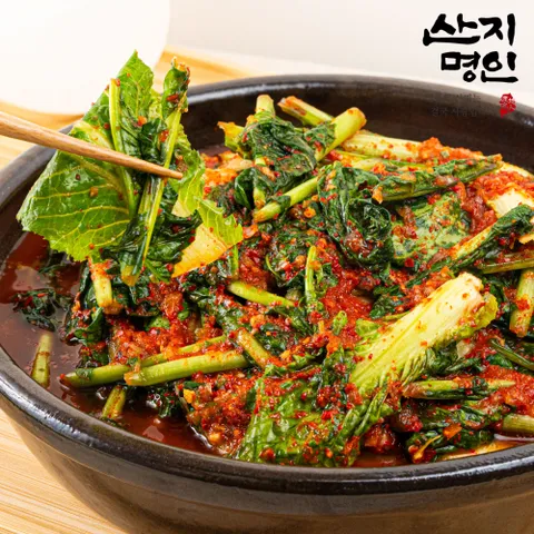 [산지명인] 국산 당일 갓 담근 열무얼갈이김치 2kg 해썹인증 가정용