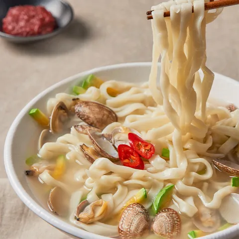 생면 칼국수 6인분 비빔 옹심이 개별포장