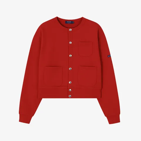 [정상가 228,000원] 봉봉 가디건 코튼 가디건 (RED) ASJF261KR04-RED
