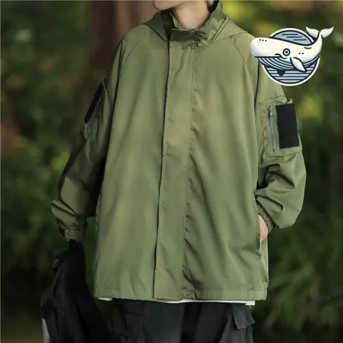 아웃도어 스타일 방수 바람막이 자켓 남성용 남자아우터 봄잠바 남자봄점퍼 남자봄야상