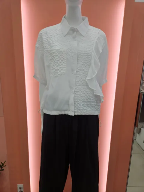 지지미언발 블라우스셔츠 S252BBL555_US