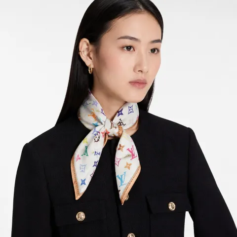 스카프(방도) LV x TM 모노그램 멀티컬러 컬렉터 스퀘어 90 M97889