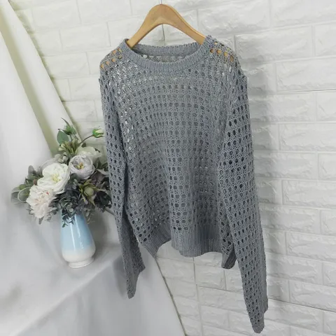 gan_라운드그물니트KOT여름니트,그물니트,나그랑니트,보트넥니트