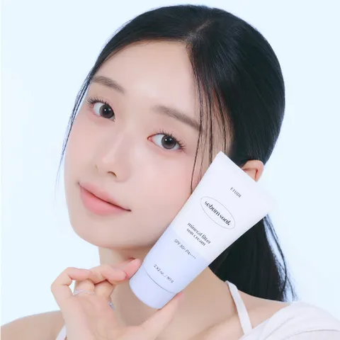 [GIFT] 피지쏙 무기자차 선크림 80g + 오버 글로이 틴트 본품 /기름종이 선크림