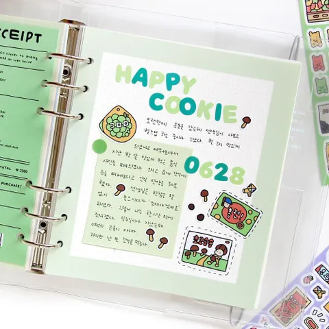 A6 WIDE 6공 - 데코 프레임 리필 속지 문구 학용품 사무문구용품 문구사무용품