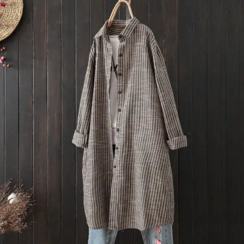 여성의류 단가라그롭숄더롱셔츠 LPJ094M209 빅사이즈