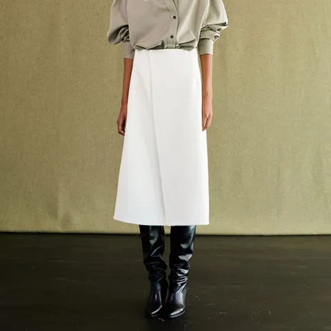 Helen wool handmade skirt