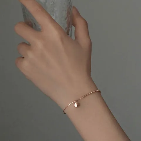 실버925 여친 선물 은팔찌 실버 볼 깔끔한 팔찌 여자은팔찌 은팔찌 여성은팔찌