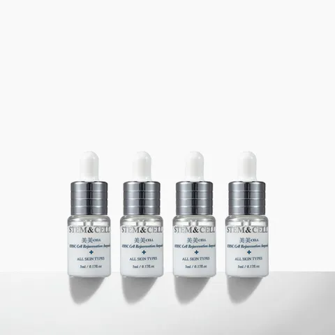 [정가60만원] 스템앤셀 미미셀 앰플 5ml 4개/줄기세포배양액90%/마스크팩(20매)