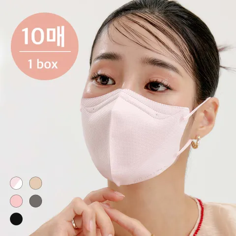누이누아 마스크 KF필터 새부리형 원킬 마스크 중형/대형 10매