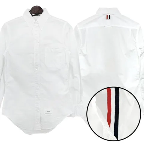MUST IT_[논현 더팩토리] 25SS  여성 삼선 그로그랭 옥스포드 셔츠 (FLL005E F0313 100)