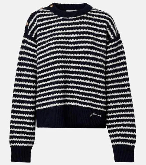 MUST IT_25FW 가니 스웨터 K2550 683 SKY CAPTAIN DOM