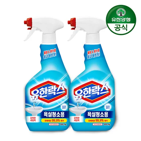 유한락스 욕실청소용 500ml+500ml
