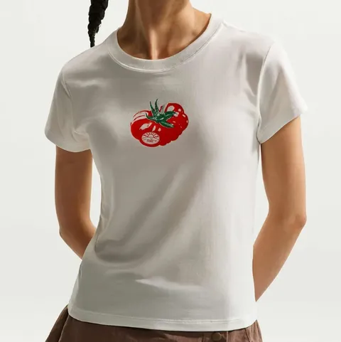 여성 슬림 모드 크롭 티셔츠 DD4 IO3532 133