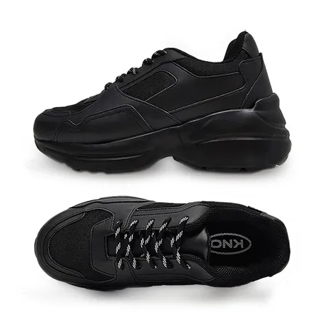 모아 어글리슈즈 남자 키높이 스니커즈 7cm 남성 운동화 커플 신발 렉시온 블랙