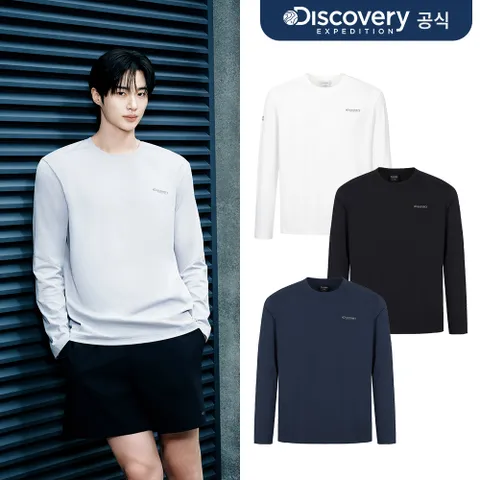 남성 기능성 라운드 긴팔티셔츠 4종 택1