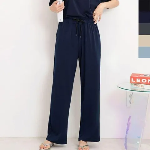 [하프클럽/모노무드] 여성 아이스팬츠 1P 시원한 여름 밴딩 일자팬츠 바지