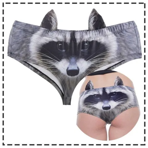 여성애니멀 여성언더웨어 여성 프린팅 애니멀디자인 디자인 여성속옷 여자속옷 여성팬티
