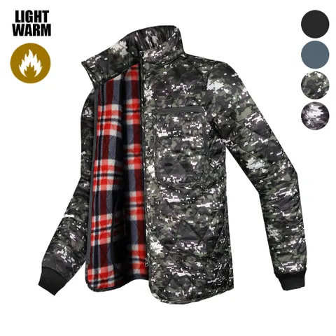 깔깔이 패딩 누빔 자켓 방한복 군용내피 작업복 R점퍼