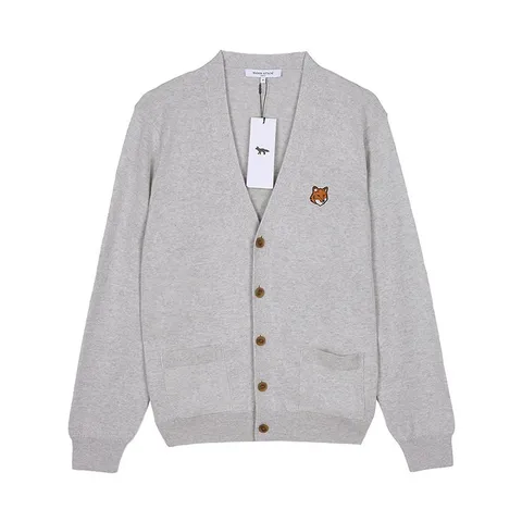 MUST IT_[메종 키츠네] FW25 남성 폭스헤드 메리노 가디건 PM00501KT1181 H120