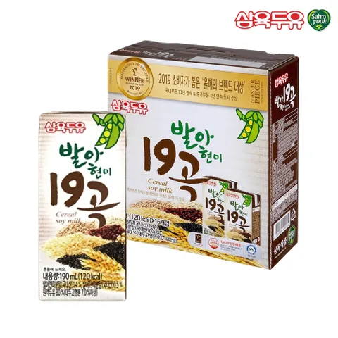 삼육두유 발아현미 19곡 두유 190ml