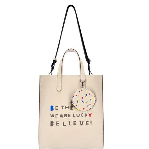 [롯데백화점][비비와이비](BBYB X 권신홍) MARCE Unisex Tote Bag (Sand Ivory)토트백09L1210CAE-BS(파우치증_정)