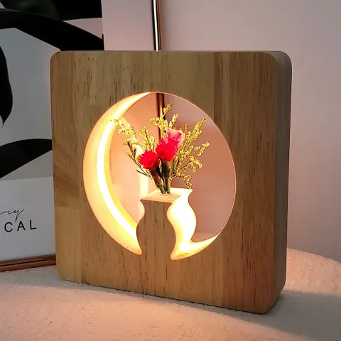 어버이날 선물 행운 달항아리 카네이션 무드등 감사