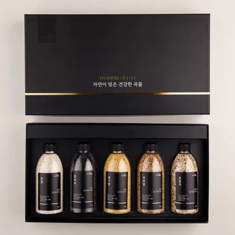 프리미엄 잡곡 B형 세트귀리쌀 400g,찰흑미 440g,찹쌀 440g,찰기장 440g,혼합곡 450g