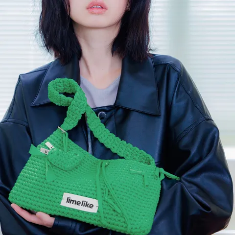 데미 니트백_Green