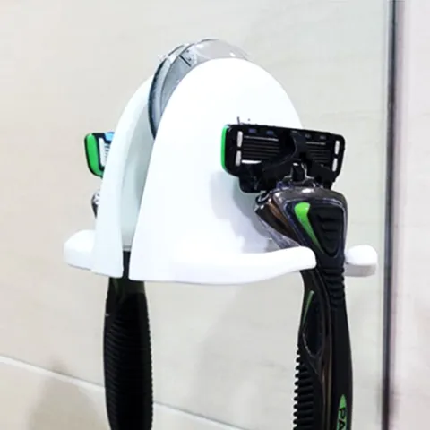 면도기걸이 면도기거치대 부착식 면도기홀더