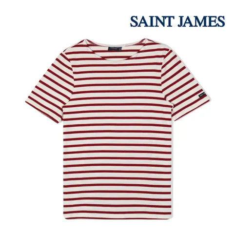 [정가 86,400원]  반팔티 레반트 모던 스트라이프 9863-OU