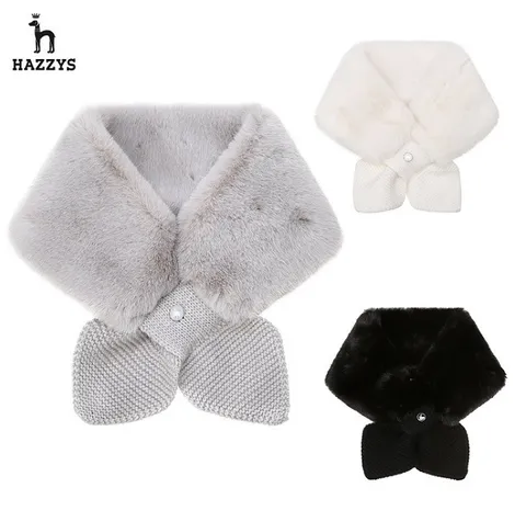 [인기] 헤지스여성 밍크퍼 넥워머 여성머플러 평상겸용 골프워머 HWMU5F705