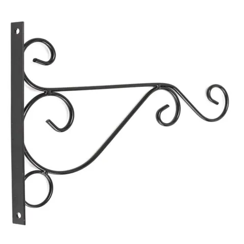 발코니 블랙 25x2x20 철제벽걸이화분걸이 베란다 화분선반 화분받침대 화분정리 화분정리대