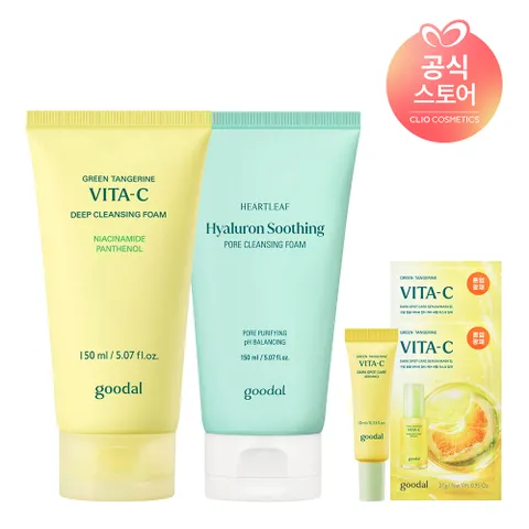 [CJ단독/더블구성]클렌징 폼 150ml (타입선택) [사은]청귤세럼마스크알파2매+청귤세럼알파10ml