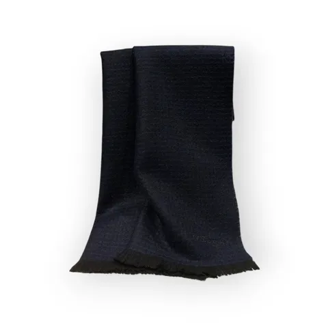 [롯데백화점](셔츠)]네이비 조직감이 풍부한 우븐 머플러 TE5FM64IM402TNY