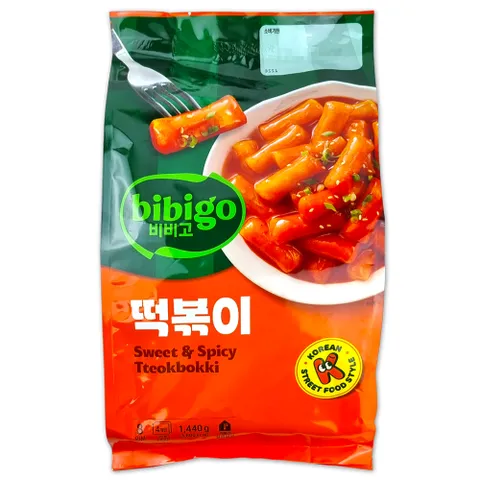 비비고 매콤달콤 쌀 떡볶이 1440g(2인분 x 4개) 분식점 맛