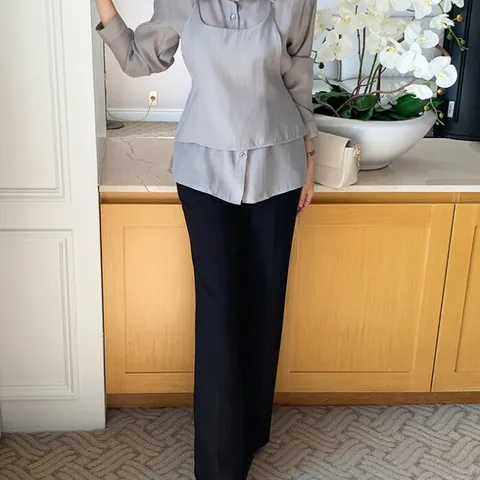 [브리치] 더제이수 / 홀터 뷔스티에 블라우스 SET