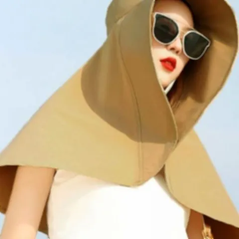 [하프클럽] 가림막 아이템 챙 롱 차단 넓고 슈퍼 긴 햇빛 모자