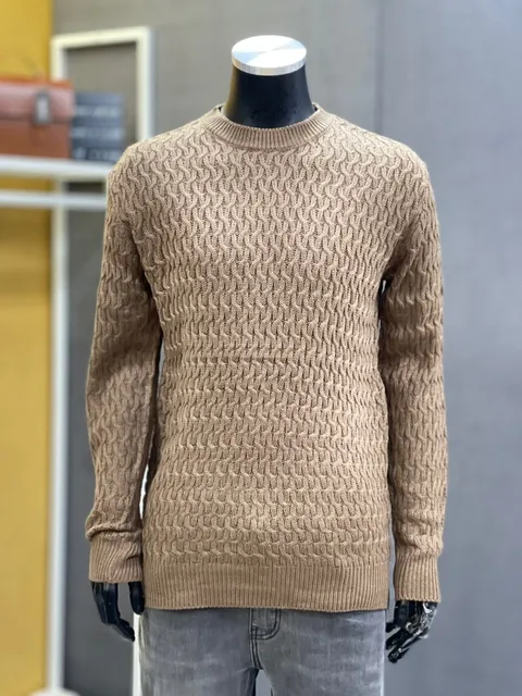 철조망 꼬임 패턴 니트