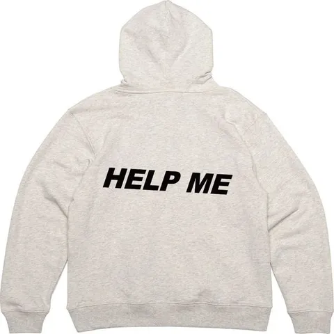 [하프클럽]  후드티 뒷면 HELP ME 도움 도와주세요 디자인 옷