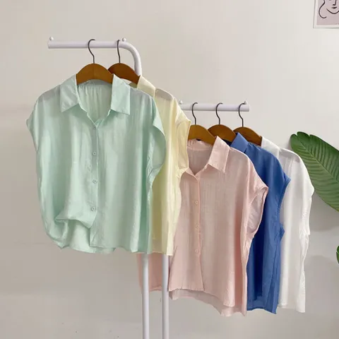 [브리치]  / 1 + 1 페이미 시원 베이직 민소매 나시 셔츠(5color)