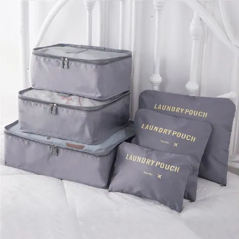 (가디언블루) 여행용파우치 6종세트 여행소품가방 잡화가방 메쉬파우치 메쉬가방 안경집