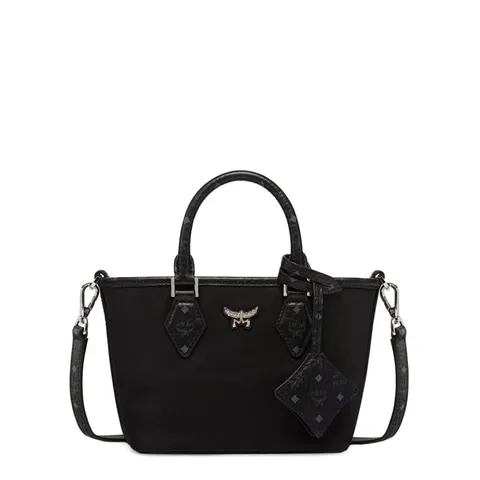 엠씨엠 여성 블랙 토트백 MWPFSTA04_BK