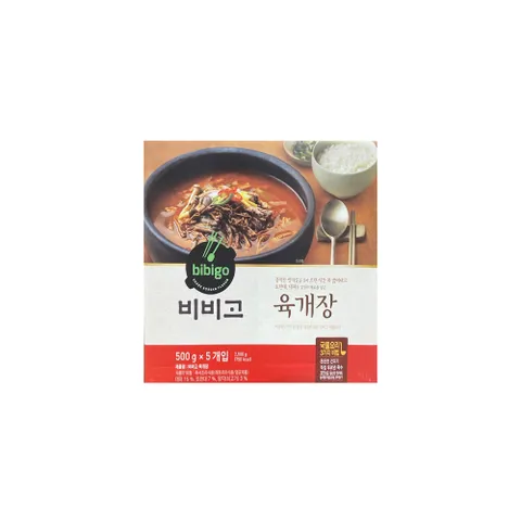 비비고 육개장 500g×5