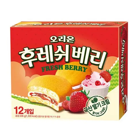 후레쉬베리 딸기 336g 오리온